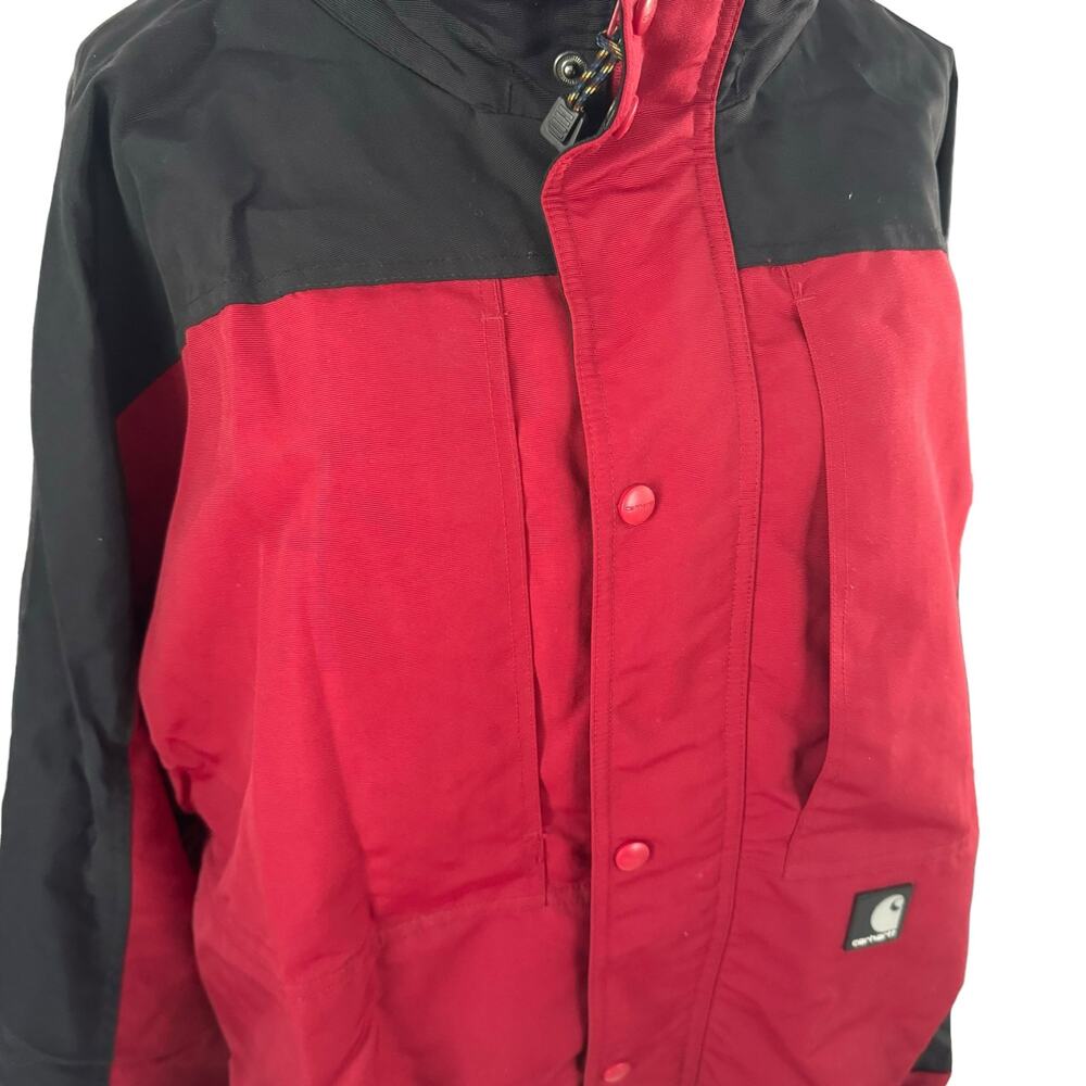 Carhartt TwoTone HighCollar Colorblock Jacket Nylon Urban Utility Streetwear 2XL - Picture 4 of 16